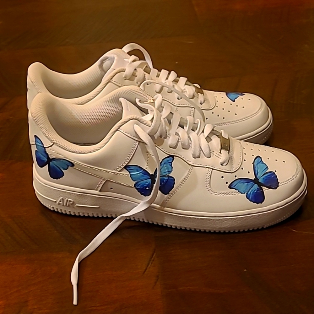 Nike Air force one with butterflies 🦋